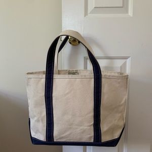 L.L. Bean tote bag navy small